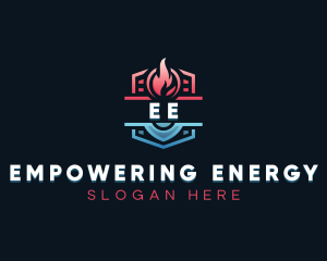 Air Condition HVAC logo design