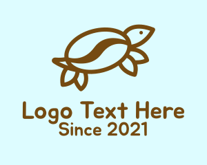 Coffee Bean Turtle  logo