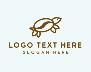 Coffee Bean Turtle  logo