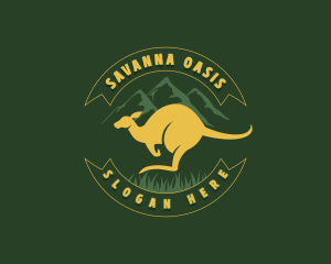 Australian Kangaroo Park logo design