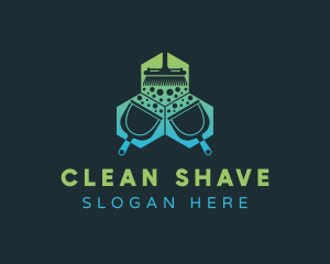 Broom Clean Housekeeping logo design