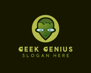 Geek Alien Gamer  logo design