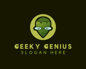 Geek Alien Gamer  logo design