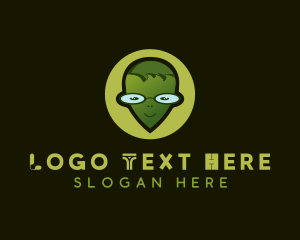 Sci Fi - Geek Alien Gamer logo design