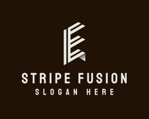 Business Stripe Initial logo design