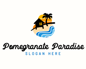 Seashore Camp Resort logo design