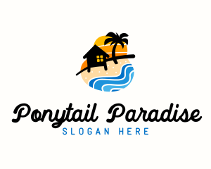 Seashore Camp Resort logo design