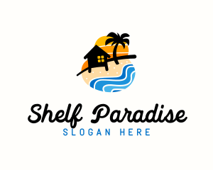 Seashore Camp Resort logo design