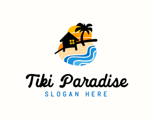 Seashore Camp Resort logo design