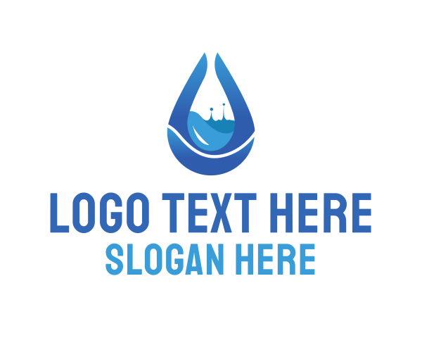 Wet logo example 4
