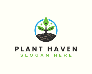 Tree Planting Agricultural Farm logo design