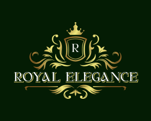 Elegant Royal Shield logo design