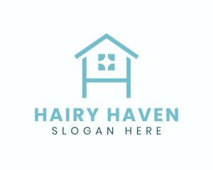 Minimalist House Letter H logo design