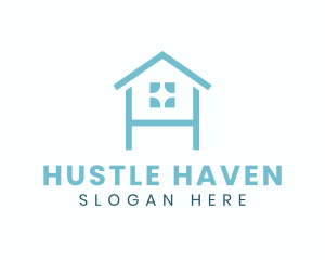 Minimalist House Letter H logo design