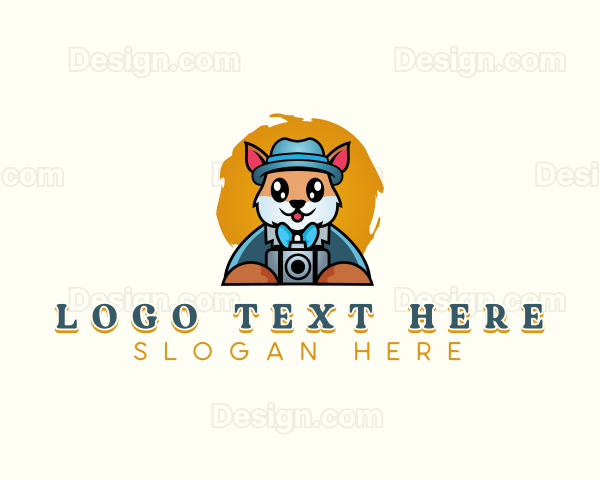 Cute Fox Photographer Logo