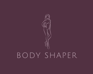 Naked Woman Beauty logo design