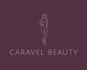 Naked Woman Beauty logo design