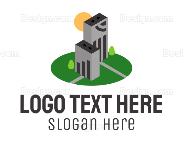 3D Tower Property Logo