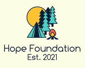 Night Forest Campsite logo