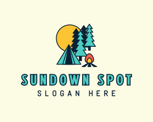 Night Forest Campsite logo