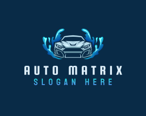 Auto Car Cleaning logo design