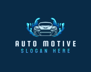 Auto Car Cleaning logo design