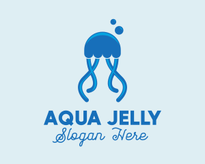 Ocean Blue Jellyfish logo