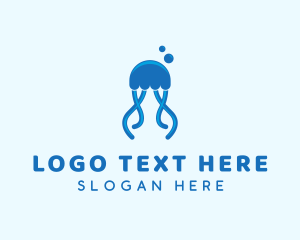 Ocean Blue Jellyfish logo