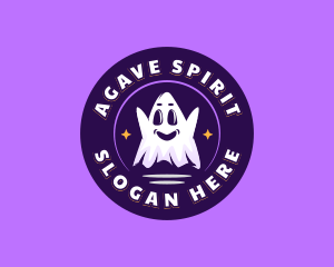 Haunted Scary Ghost logo design