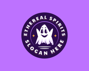 Haunted Scary Ghost logo design