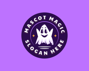 Haunted Scary Ghost logo design