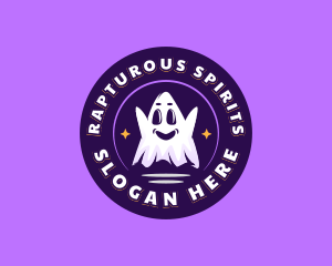 Haunted Scary Ghost logo design