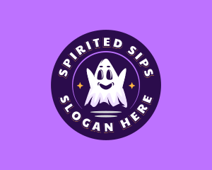 Haunted Scary Ghost logo design