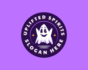 Haunted Scary Ghost logo design