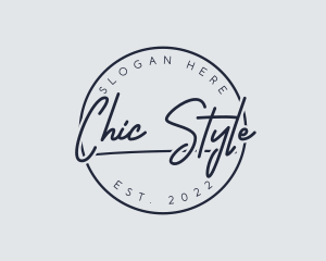 Fashion Stylist Apparel logo design