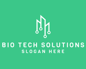 Data Tech Building logo design