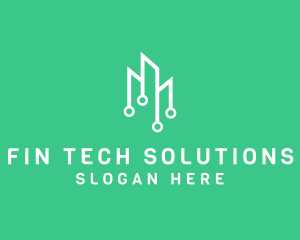 Data Tech Building logo design