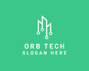 Data Tech Building logo design