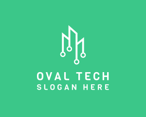 Data Tech Building logo design