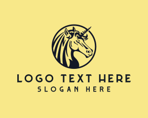 Generic Mythical Unicorn logo