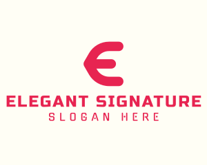 Technology Enterprise Letter E logo design