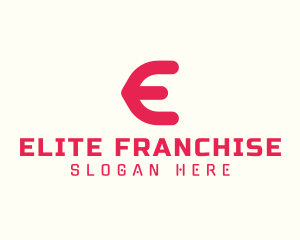 Technology Enterprise Letter E logo design