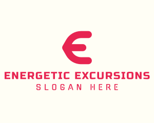 Technology Enterprise Letter E logo design