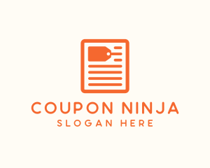 Shopping Tag Document logo