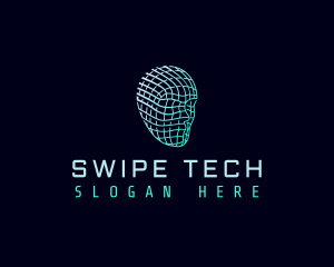 Cyber Tech Head logo design