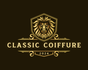 Classic Lion Crest logo design