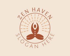 Yoga Zen Wellness logo design