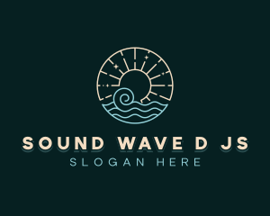 Sea Costal Wave logo design