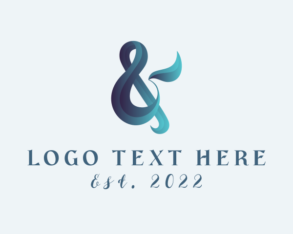 Ligature logo example 4