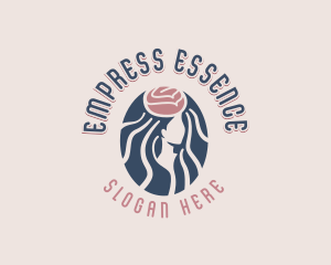 Rose Woman Goddess logo design